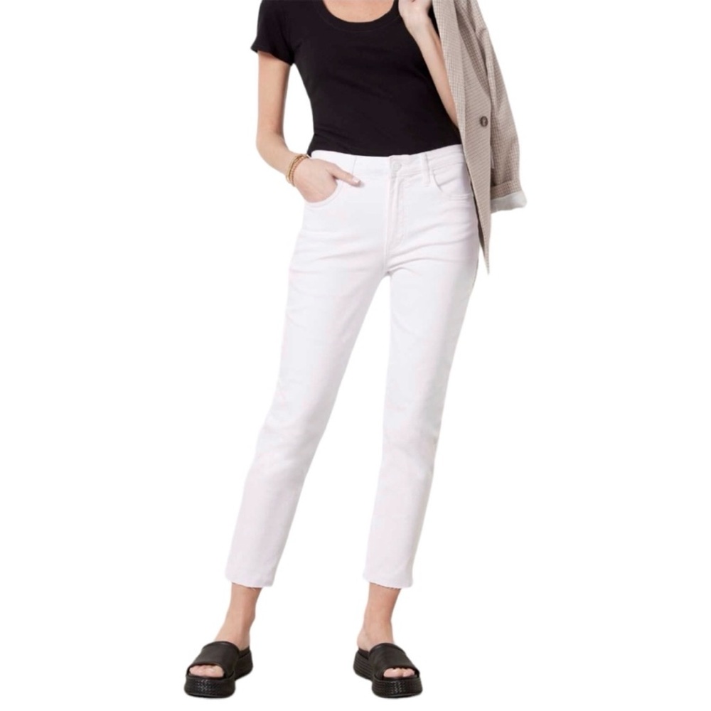 Kut from the Kloth Rachael Fab Ab Mom Jean High Rise White Size 4